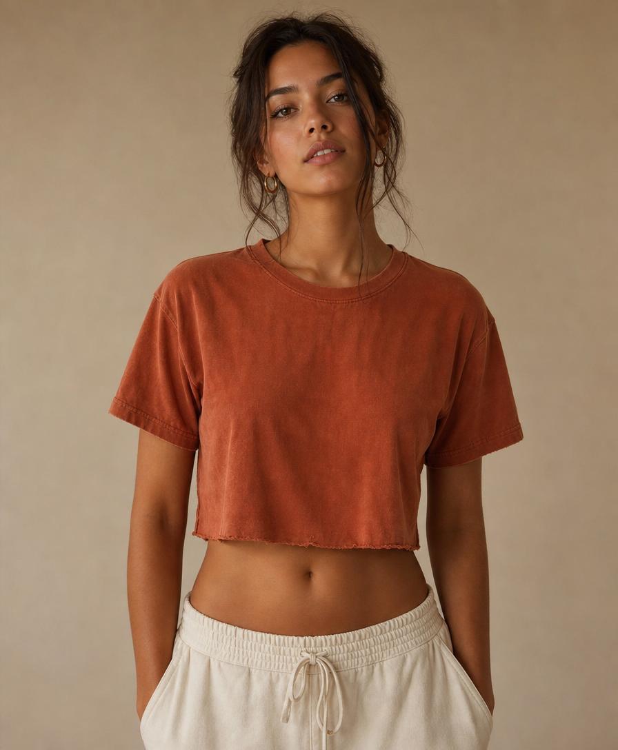 ASH FIELD — Overdyed Tee — Women's Heavyweight T-Shirt