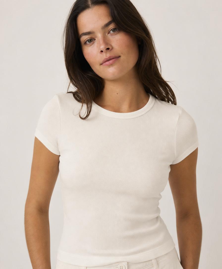 PALE ROOM — Ribbed Tee — Women's Heavyweight T-Shirt